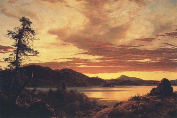 Frederic E.Church Sunset Sweden oil painting art